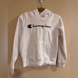 Champion white kids hoodie​​​